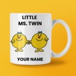 LITTLE MS. TWIN COFFEE MUG TEA CUP