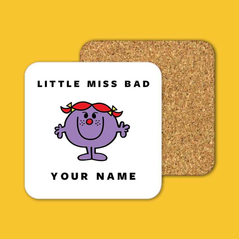 Little Miss Bad Coffee Tea Mug Coaster