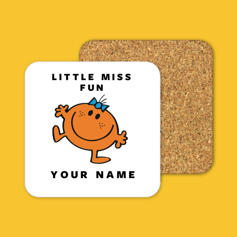 Little Miss Fun Coffee Tea Mug Coaster