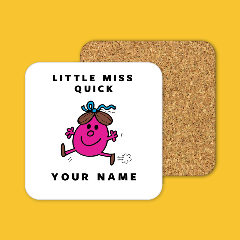 Little Miss Quick Tea Coffee Mug Coaster