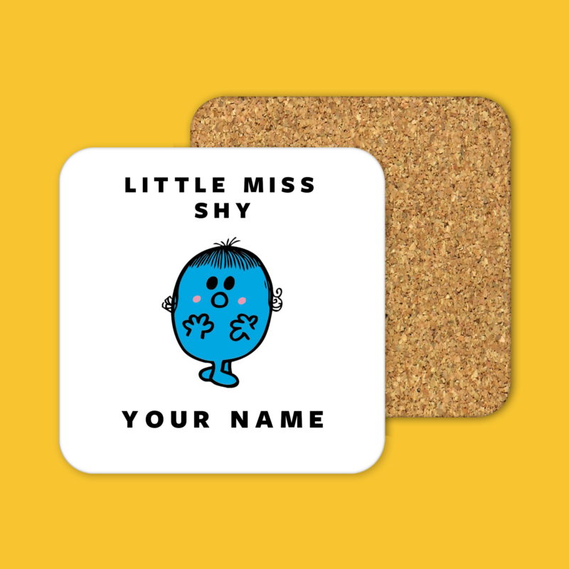 Little Miss Shy Tea Coffee Mug Coaster