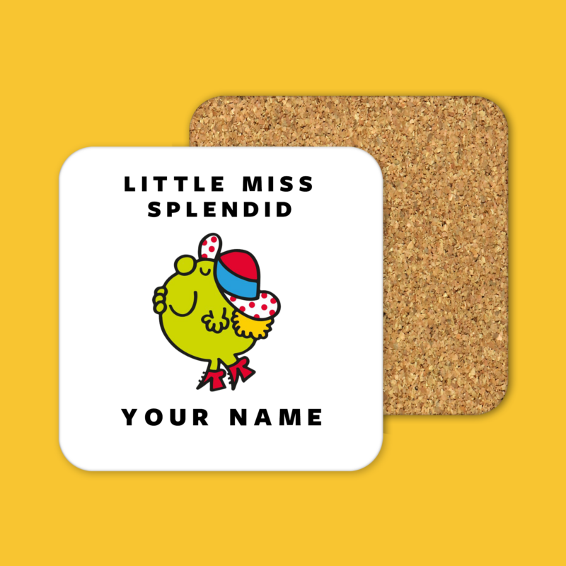 Little Miss Splendid Tea Coffee Mug Coaster