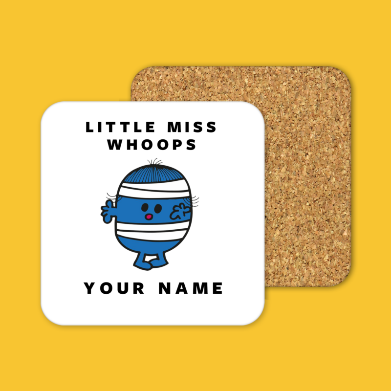 Little Miss Whoops Tea Coffee Mug Coaster