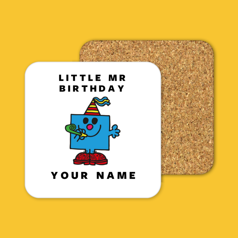 Little Mr. Birthday Tea Coffee Mug Coaster