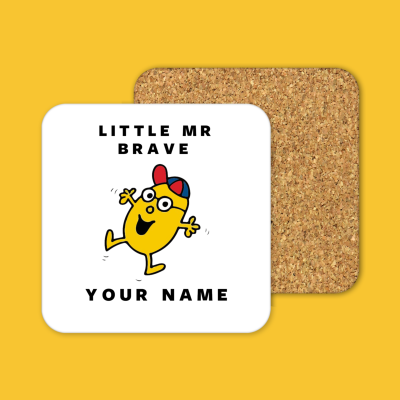 Little Mr. Brave Tea Coffee Mug Coaster