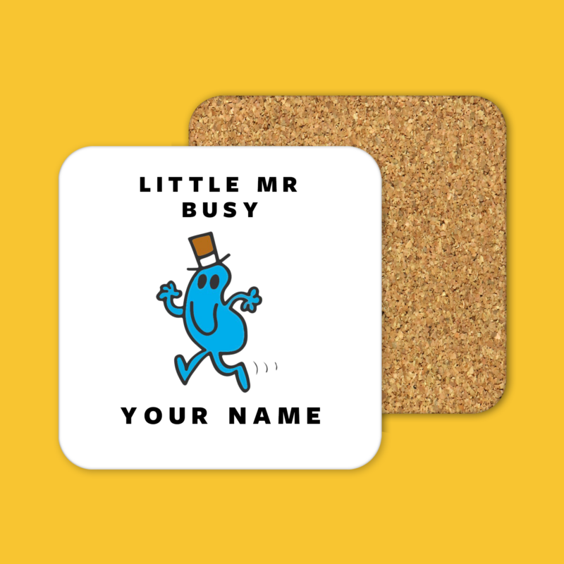 Little Mr. Busy Tea Coffee Mug Coaster