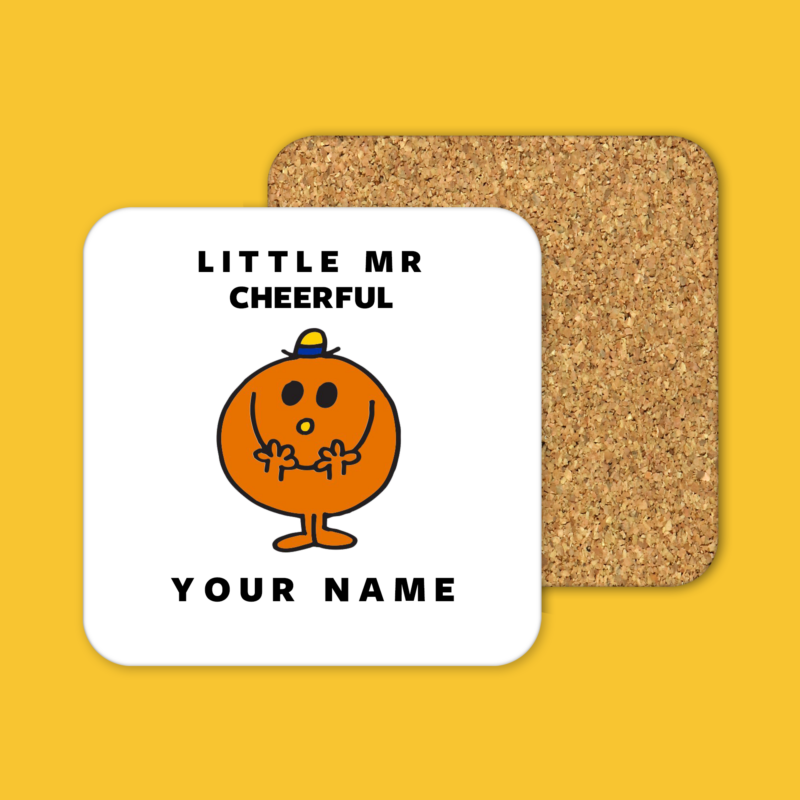 Little Mr. Cheerful Tea Coffee Mug Coaster