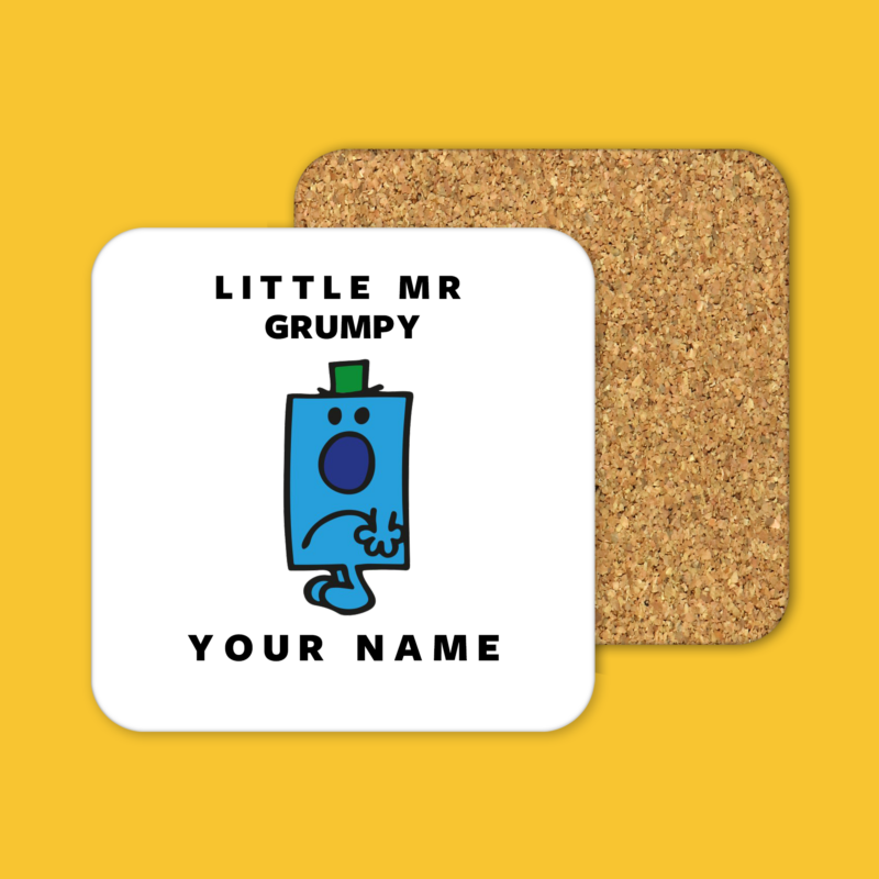 Little Mr. Grumpy Tea Coffee Mug Coaster