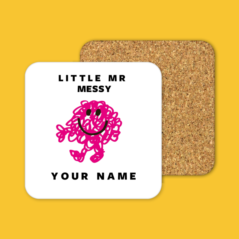 Little Mr. Messy Tea Coffee Mug Coaster