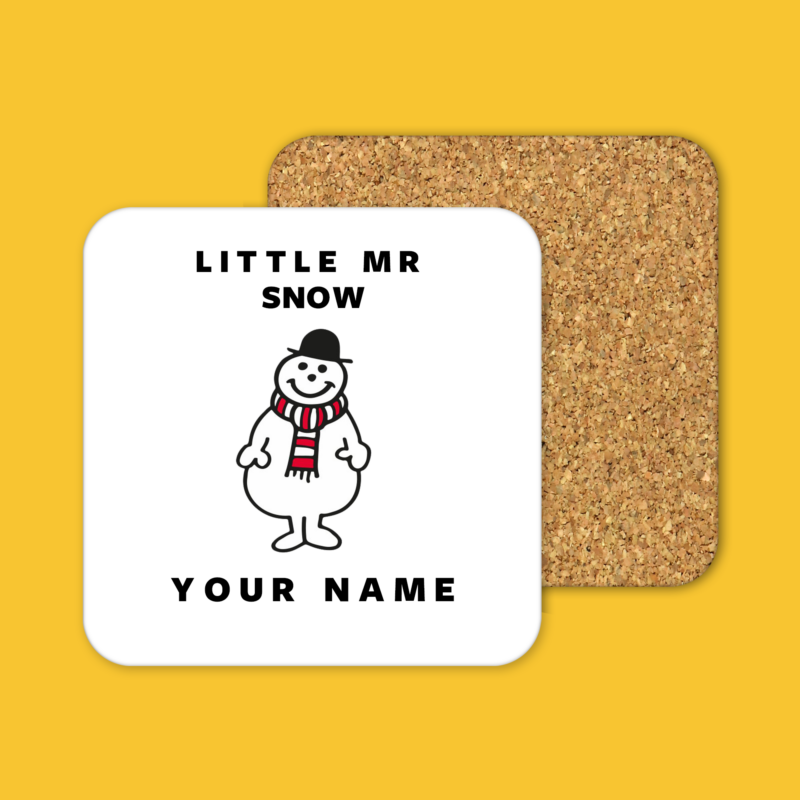 Little Mr. Snow Coffee Tea Mug Coaster